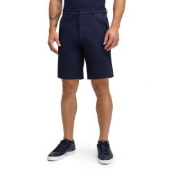 Męskie krótkie spodenki golfowe Siroko Belfry Navy. Niebieskie krótkie spodenki sportowe męskie SIROKO, m, bez wzorów, z tkaniny, na golfa. Za 253.00 zł.