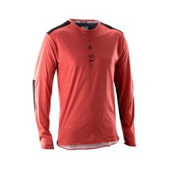 Bluza rowerowa Leatt MTB Trail 4.0 Long Sleeve. Czerwone bluzy męskie LEATT, l, bez wzorów, z lyocellu, bez kaptura. Za 302.49 zł.