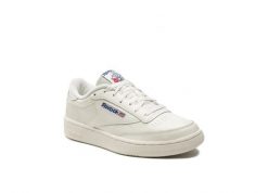 Buty Reebok Club C 85 Białe. Białe obuwie sportowe damskie Reebok, bez wzorów, z materiału, trekkingowe, Reebok Club. Za 239.99 zł.