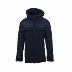 Parka Peak Mountain Cantheon. Niebieskie parki męskie Peak Mountain, l, bez wzorów, bez kaptura. Za 475.00 zł.