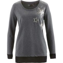 Bluza bonprix antracytowy melanż. Bluzy damskie bonprix. Za 37.99 zł.
