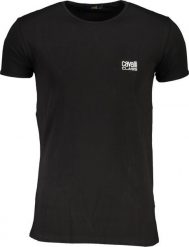 Cavalli Class T-SHIRT MĘSKI Z KRÓTKIM RĘKAWEM KLASY CAVALLI, SZARY M. Szare t-shirty męskie Cavalli Class, m, bez wzorów, bez kołnierzyka. Za 63.70 zł.