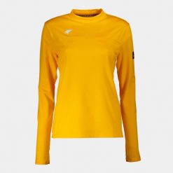 Dżersej z długim rękawem Joma Explorer. Brązowe koszulki sportowe damskie Joma, bez wzorów, z dżerseju, bez kołnierzyka, bez ramiączek, do piłki nożnej. Za 88.25 zł.