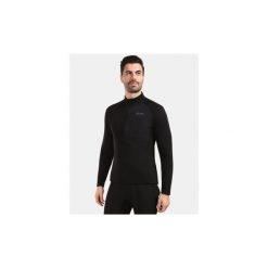 Męska bluza sportowa Kilpi MONTALE-M. Czarne bluzy męskie Kilpi, m, bez wzorów, bez kaptura, trekkingowe. Za 370.41 zł.