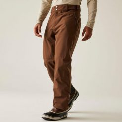 Achieve II Męskie spodnie narciarskie. Brązowe spodnie sportowe męskie Dare 2b, na zimę, m, bez wzorów, z tkaniny, narciarskie. W wyprzedaży za 299.99 zł.