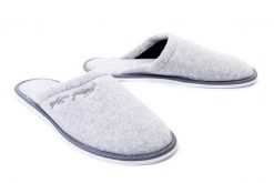 METEOR 042 FROTTE IZABELA szary, kapcie/klapki damskie. Szare kapcie damskie Meteor, bez wzorów. Za 38.99 zł.