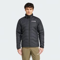 Kurtka Terrex Multi Synthetic Insulated. Czarne kurtki sportowe męskie Adidas, xl, bez wzorów, z materiału, trekkingowe. Za 569.00 zł.