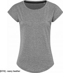 Stedman SST8930 - Koszulka sportowa dla kobiet - szary heather S. Brązowe koszulki sportowe damskie Stedman, s, bez wzorów, bez kołnierzyka, bez ramiączek. Za 149.94 zł.