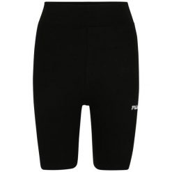 Damskie szorty z wysoką talią Fila Buckautal. Czarne szorty damskie Fila, xl, bez wzorów, z bawełny. Za 69.00 zł.