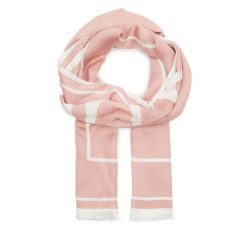 Szal Calvin Klein. Czerwone szaliki i chusty damskie Calvin Klein, bez wzorów. Za 329.99 zł.