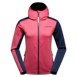 Bluza damska z kapturem La Sportiva Chill. Czerwone bluzy damskie La Sportiva, xs, bez wzorów, z materiału, z kapturem. Za 499.70 zł.