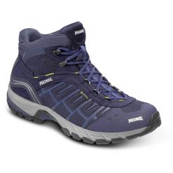 Buty turystyczne męskie Quebec Mid z membraną Gore - Tex. Niebieskie trekkingi męskie Meindl, trekkingowe, gore-tex. Za 999.90 zł.