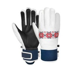 Rękawice narciarskie Reusch Charlize R-Tex® XT. Białe rękawiczki damskie Reusch, bez wzorów, sportowe. Za 595.50 zł.