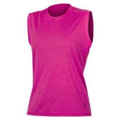 Koszulka rowerowa damska Endura Singletrack Koszulka W pop. Czerwone koszulki sportowe damskie ENDURA, bez wzorów, rowerowe. Za 169.99 zł.