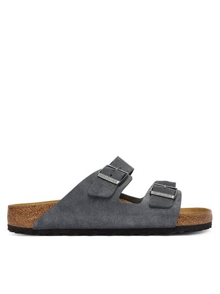 Birkenstock Klapki Arizona 1031632 Szary. Szare klapki męskie Birkenstock, ze skóry. Za 474.99 zł.