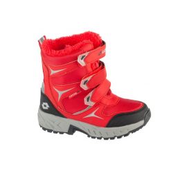 Buty zimowe chłopięce, Pinecreek Tex K. Czarne buty zimowe chłopięce Lotto, bez wzorów, bez zapięcia. W wyprzedaży za 135.00 zł.