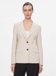 JOOP! Marynarka 58 JW241J154 30040357 Beżowy Modern Fit. Brązowe spodnie materiałowe damskie JOOP!, bez wzorów, z materiału. Za 499.99 zł.