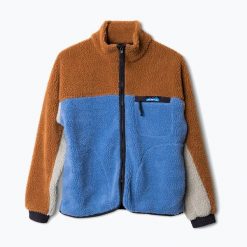 Bluza polarowa damska KAVU Pinesdale. Niebieskie bluzy damskie KAVU, bez wzorów, z polaru, bez kaptura. Za 429.99 zł.