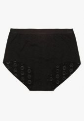 Czarna Bielizna Modelująca Majtki z Wysokim Stanem Lilivirae. Czarna bielizna wyszczuplająca Born2be, xxl, bez wzorów, z jeansu. Za 9.99 zł.