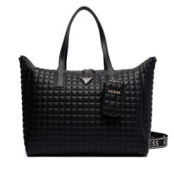 Torba weekendowa Guess. Czarne torby podróżne damskie Guess, z aplikacjami. Za 579.99 zł.