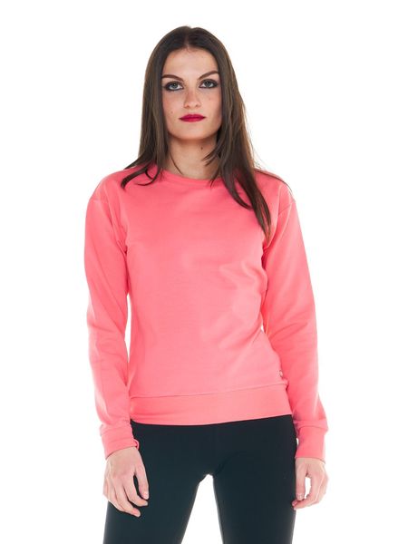 Bluzy damskie basic z okrągłym dekoltem. Brązowe bluzy damskie LEONE 1947 APPAREL, m, bez wzorów, z bawełny, bez kaptura, na fitness i siłownię. Za 126.26 zł.