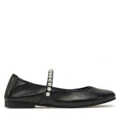 Baleriny Tamaris. Czarne baleriny damskie Tamaris, bez wzorów, bez obcasa. Za 189.99 zł.