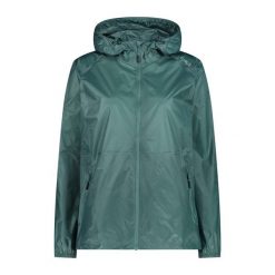 Kurtka damska turystyczna CMP 35X7376. Zielone kurtki damskie CMP, l, bez wzorów, bez kaptura. Za 222.00 zł.