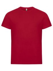 Clique Classic OC-T Męski T‑shirt z 100% bawełny organicznej – red. Czerwone t-shirty męskie CLIQUE, m, bez wzorów, z bawełny, klasyczne, bez kołnierzyka. Za 101.05 zł.