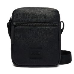 Saszetka HUGO. Czarne saszetki męskie Hugo, młodzieżowe, małe. Za 449.99 zł.