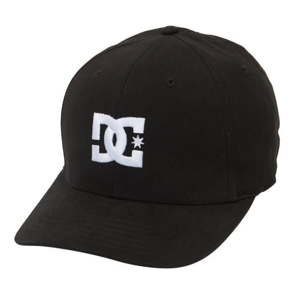 Czapka DC Shoes Cap Star Stretch Fit Hat, Dla obu płci. Czarne czapki i kapelusze męskie DC Shoes, bez wzorów, z bawełny, retro. Za 129.99 zł.