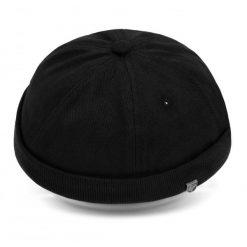 Letnia Czapka - Leonka (Dokerka) - Pako Jeans - Czarna. Czarne czapki i kapelusze męskie Pako Jeans, na lato, bez wzorów, z bawełny. Za 49.99 zł.