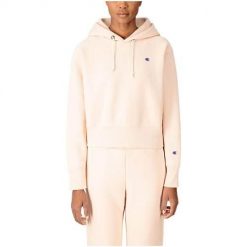 Bluza sportowa damska Champion Wmns Reverse Weave Cropped Hoodie. Czerwone bluzy sportowe damskie Champion, s, bez wzorów, z kapturem. Za 268.00 zł.