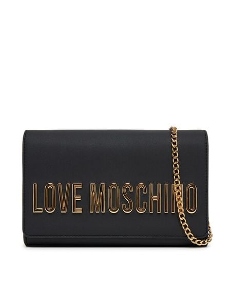 LOVE MOSCHINO Torebka JC4103PP1NKD0000 Czarny. Czarne torebki do ręki damskie Love Moschino, bez wzorów, ze skóry, wizytowe, bez dodatków. Za 449.99 zł.