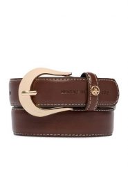 Beverly Hills Polo Club Pasek CEO-BHPC-W2-001-SS26 Brązowy. Brązowe paski damskie Beverly Hills Polo Club, bez wzorów, z materiału. Za 59.99 zł.