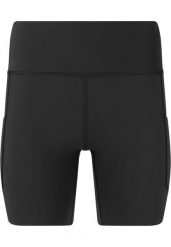 Damskie spodenki kompresyjne Endurance Move. Czarne szorty sportowe damskie Endurance, l, bez wzorów, z materiału, eleganckie, do biegania. Za 234.50 zł.