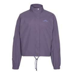 Kurtka do biegania damska Nike Trail Repel UV. Fioletowe kurtki damskie Nike, bez wzorów, bez kaptura. Za 559.99 zł.