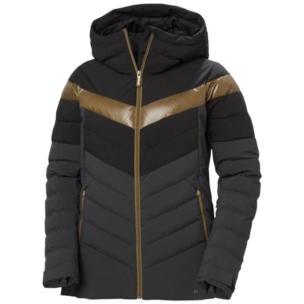 Damska kurtka puchowa Helly Hansen Imperial Puffy. Czarne kurtki damskie Helly Hansen, l, bez wzorów, z materiału, bez kaptura, narciarskie. Za 1,298.50 zł.