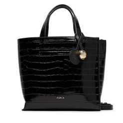 Torebka Furla. Czarne torebki do ręki damskie Furla, bez wzorów, klasyczne, bez dodatków. Za 1,439.00 zł.