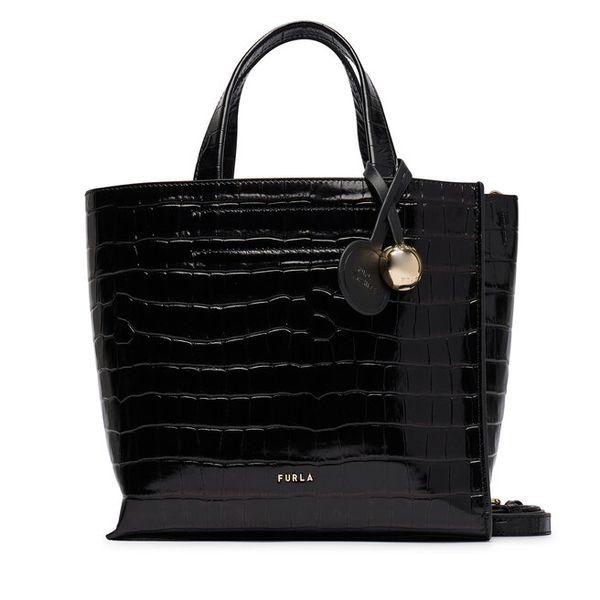 Torebka Furla. Czarne torebki do ręki damskie Furla, bez wzorów, klasyczne, bez dodatków. Za 1,439.00 zł.