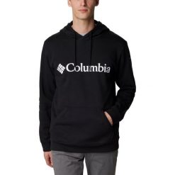 Bluza Sportowa Z Kapturem Męska Columbia Csc Basic Logo. Czarne bluzy męskie Columbia, m, bez wzorów, z kapturem. Za 277.99 zł.