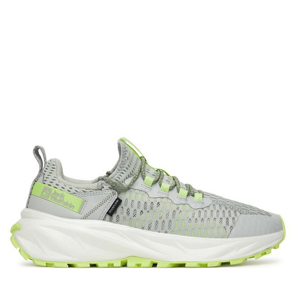 Trekkingi Jack Wolfskin. Zielone obuwie sportowe damskie Jack Wolfskin, bez wzorów, trekkingowe. Za 569.99 zł.