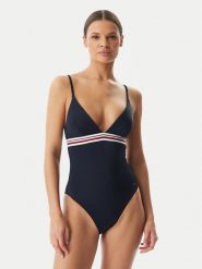 Tommy Hilfiger Strój kąpielowy UW0UW06357 Granatowy. Niebieskie kostiumy jednoczęściowe damskie Tommy Hilfiger, xs, bez wzorów, z syntetyku. Za 409.99 zł.