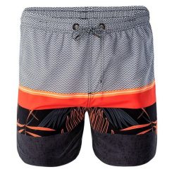 Męskie Spodenki Kąpielowe Palawan Palm. Brązowe kąpielówki męskie AQUAWAVE, m, bez wzorów. Za 88.99 zł.