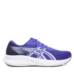 Buty do biegania Asics. Niebieskie buty sportowe męskie Asics, bez zapięcia, do biegania. Za 299.99 zł.