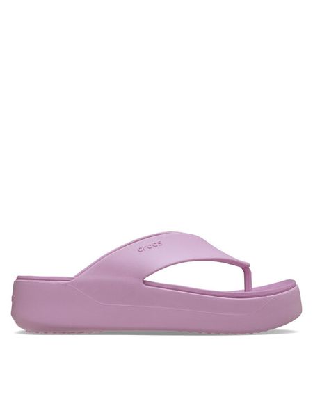 Crocs Japonki Getaway Platform Flip 209410 Różowy. Czerwone klapki damskie Crocs, bez wzorów, z tworzywa sztucznego, bez obcasa. Za 179.99 zł.