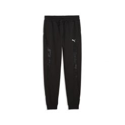 Męskie spodnie dresowe PUMA Sport Camo z dzianiny PUMA. Czarne spodnie sportowe męskie Puma, m, bez wzorów, z bawełny. Za 219.00 zł.