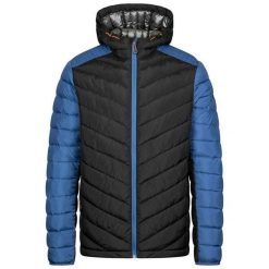 Trespass Eriska - Męska kurtka casualowa czarna. Czarne kurtki sportowe męskie Trespass, m, bez wzorów, z puchu, trekkingowe. Za 435.99 zł.