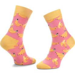 Skarpety Wysokie Unisex HAPPY SOCKS - BAN01-3000 Różowy. Skarpety męskie marki Happy Socks. Za 34.90 zł.