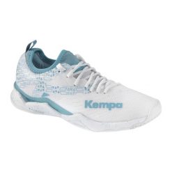 Damskie buty halowe Kempa Wing Lite 2.0 Game Changer. Białe obuwie sportowe damskie Kempa, bez wzorów, do piłki ręcznej. W wyprzedaży za 402.50 zł.
