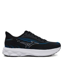 Buty do biegania Mizuno. Niebieskie buty sportowe męskie Mizuno, bez zapięcia, do biegania. Za 399.99 zł.